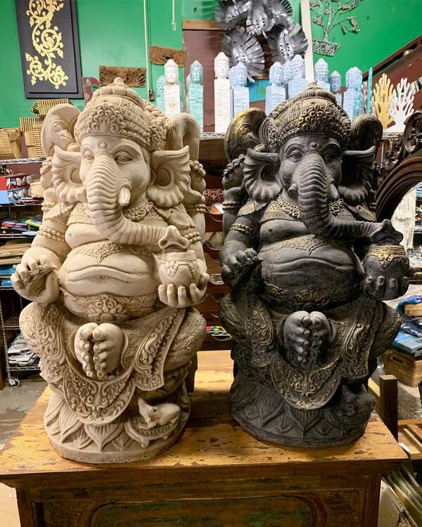 Ganesha Statue Pair