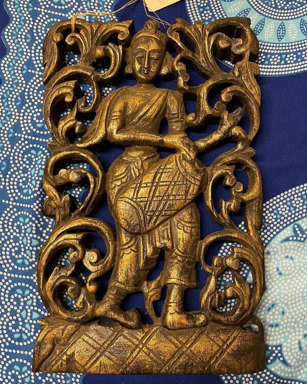 Gold Carved Panel