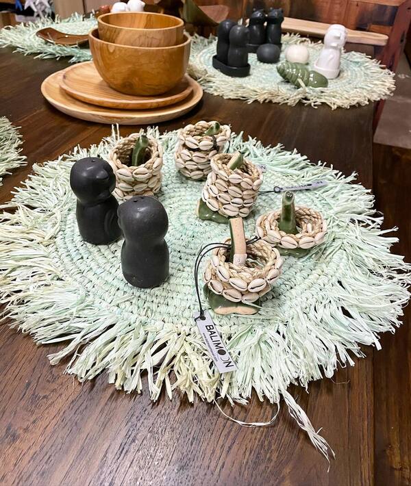 Cowrie Shell Napkin Rings