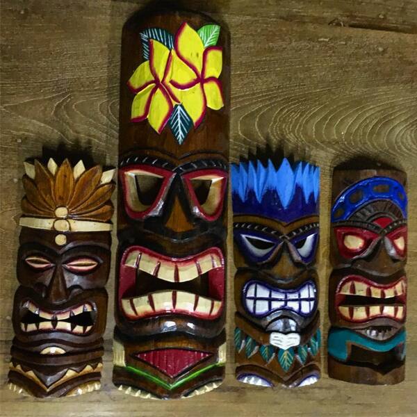 Colorful Tiki Masks
