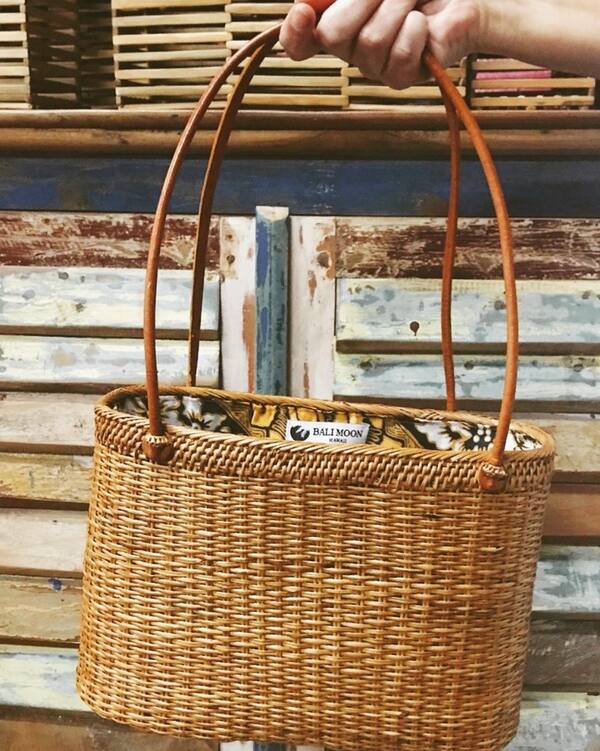 Balimoon Rattan Tote