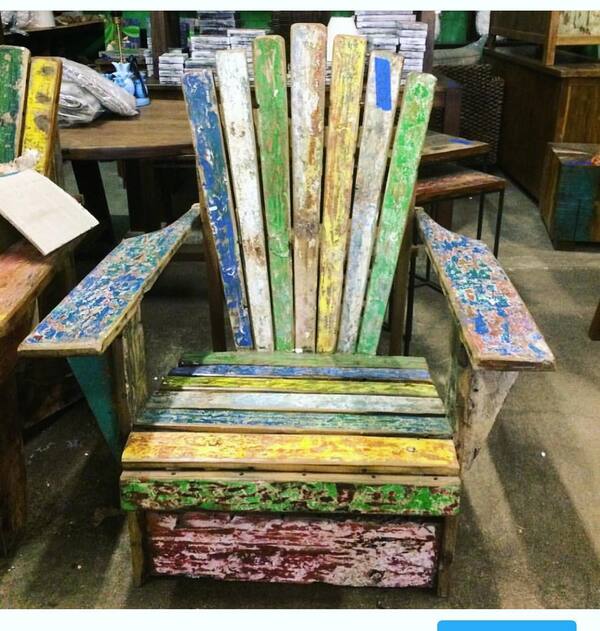 Multicolor Adirondack Chair