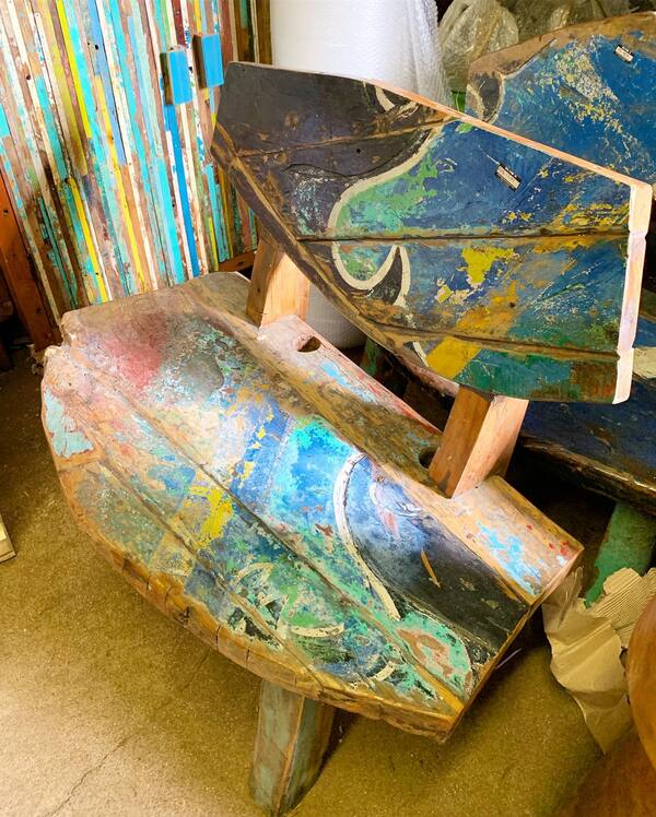 Boat Wood Adirondack Chair