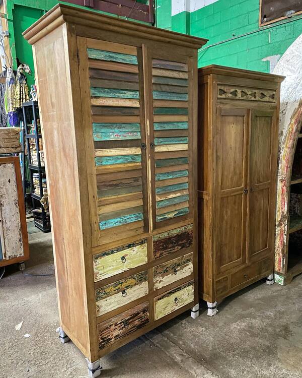 Shutter Armoire Pair