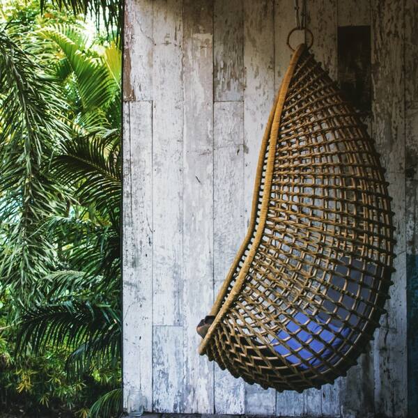 Rattan Hanging Chair Tropical