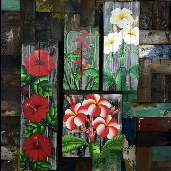 Tropical Flower Paintings